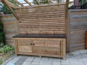 Kitchen Counter & deck with Pergola