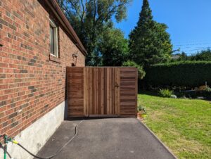Solid PT Privacy Gate Exterior