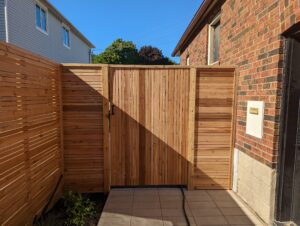 Solid PT Privacy Gate Interior