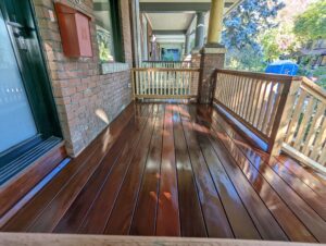 Brazilian Walnut Front Porch