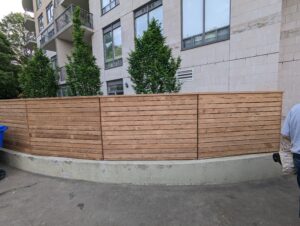 Condo Privacy Fence
