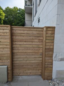 Condo Privacy Fence